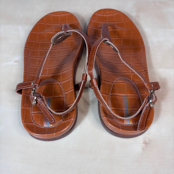 Sam Edelman Naomi Leather T-Strap Sandals - Women's Size 6.5 - Picture 4 of 6